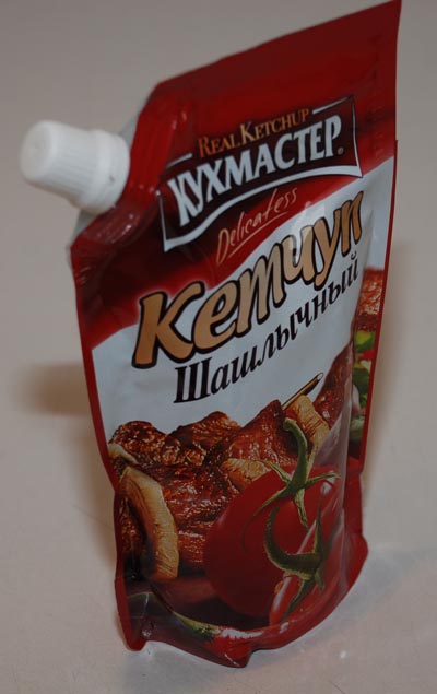Кетчуп шашлычный Кухмастер упаковка 260грамм