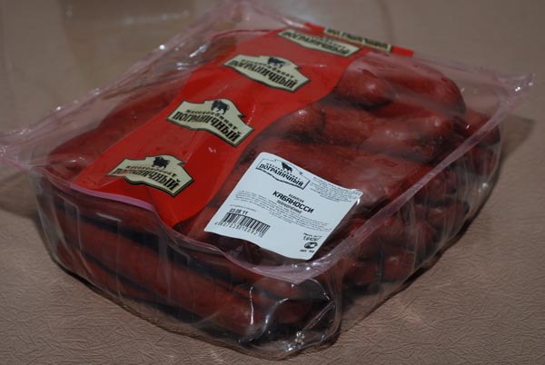 Колбаски Кабаносси полукопченные, мясокомбинат пограничный